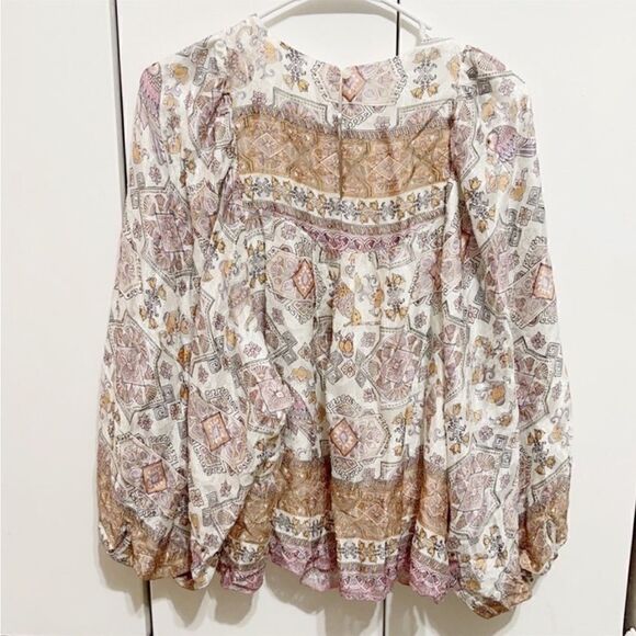 Anthropologie Flora Silk Blouse  - Picture 5 of 7